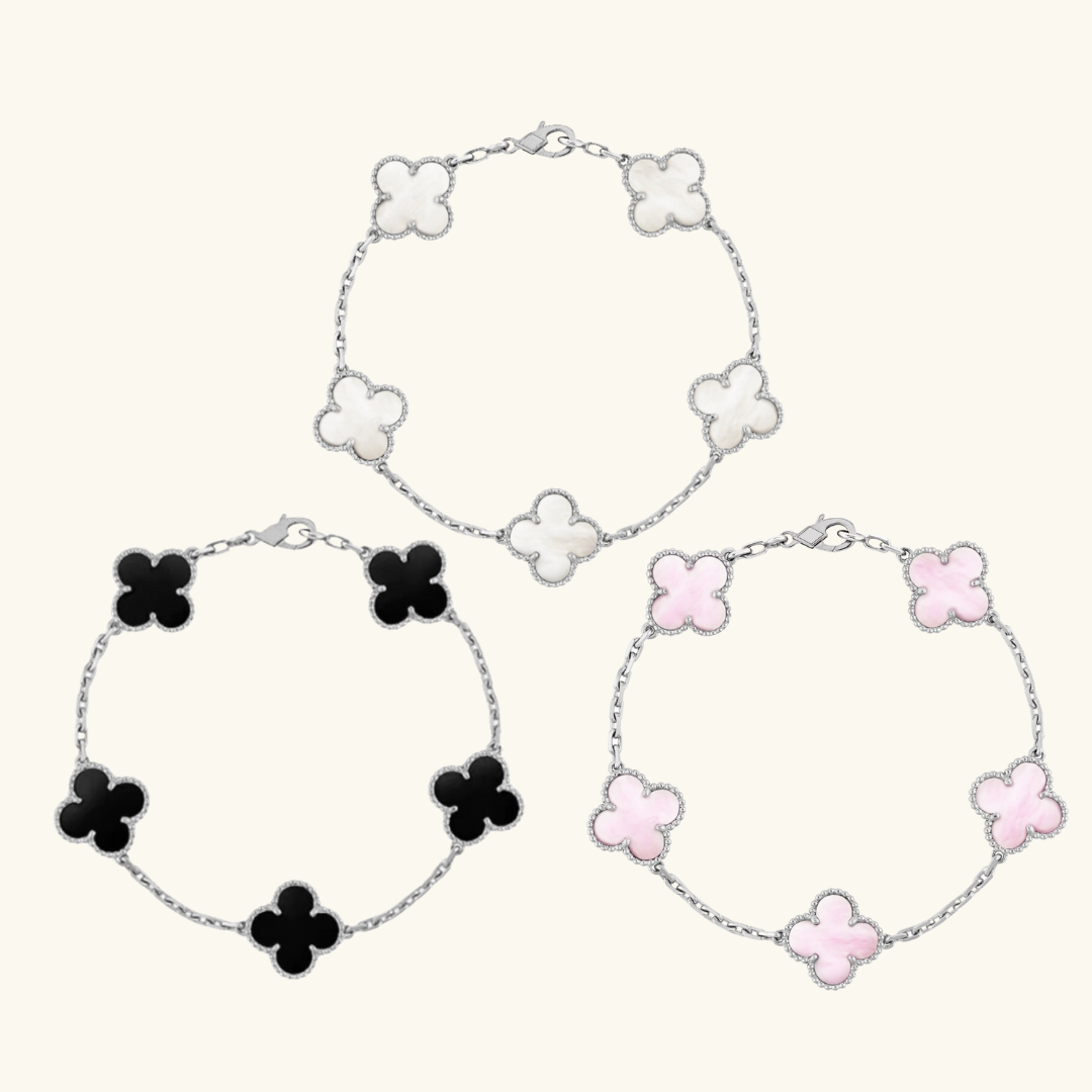 CLOVER | Silbernes 3-teiliges Bestseller-Set