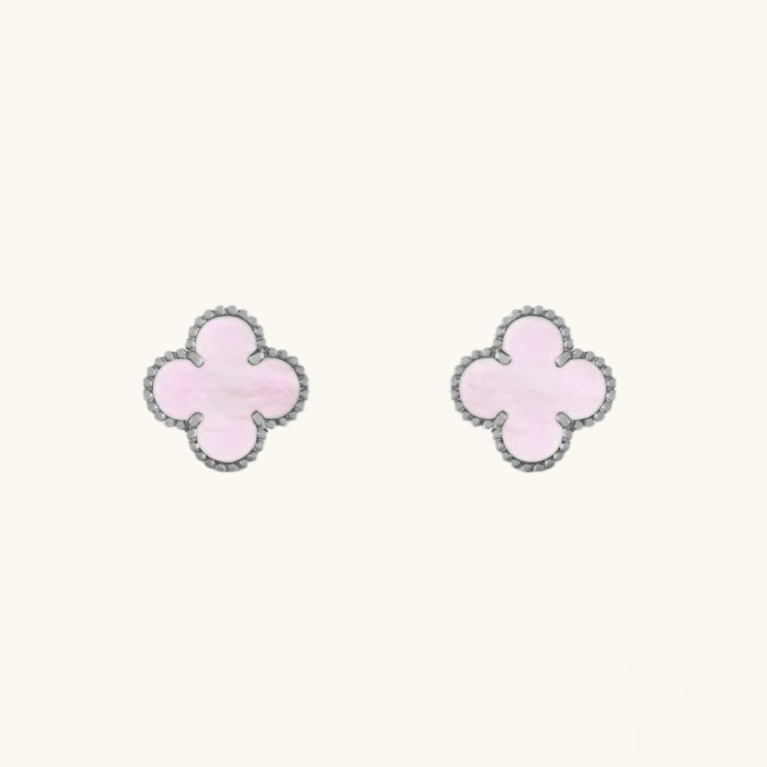 CLOVER | Ohrringe Rosé/Silber