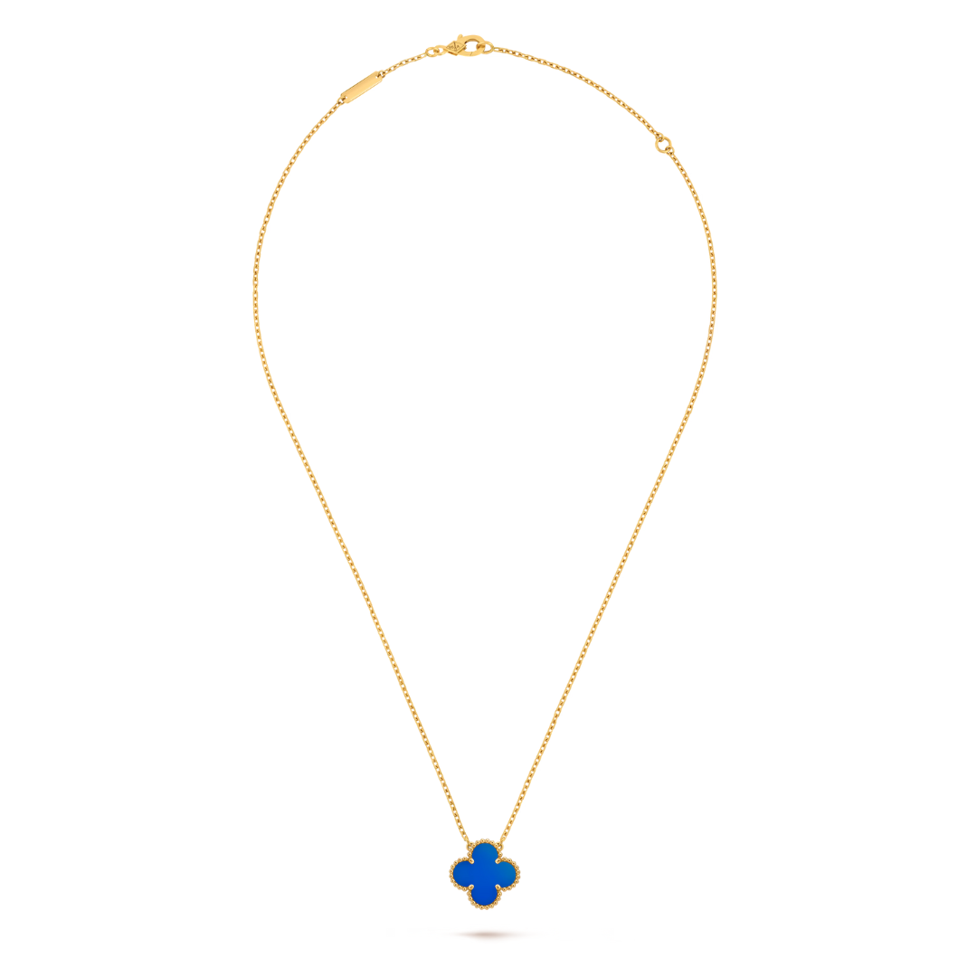 CLOVER | Blaue Halskette