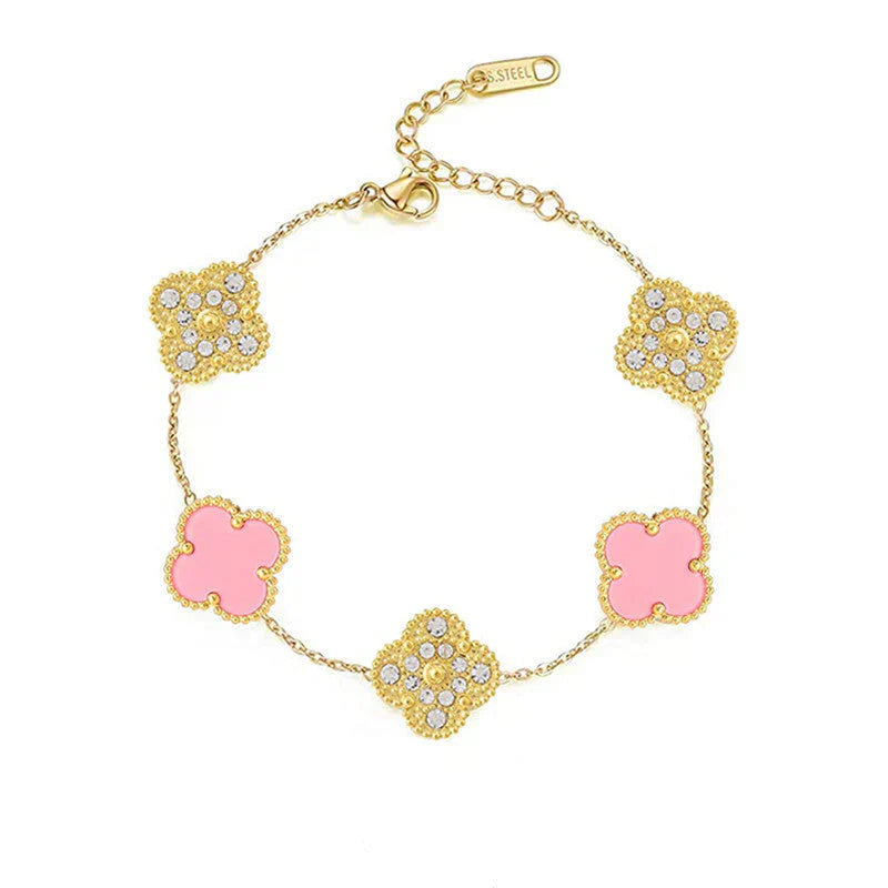 4-teiliges Armband-Set – Gold