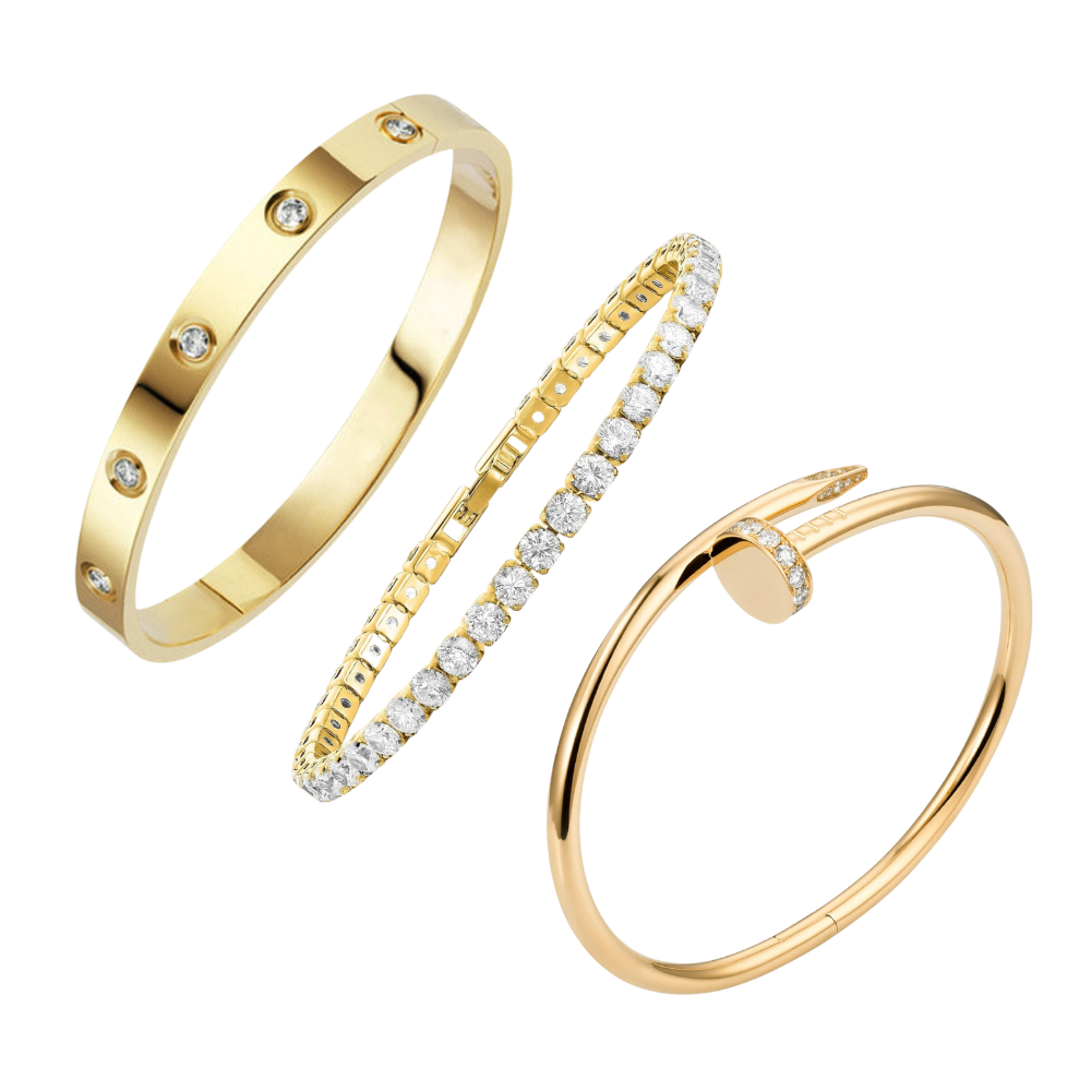 3er-Armbandset "Julia"