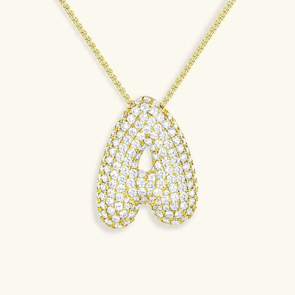 Initial Bubble Necklace