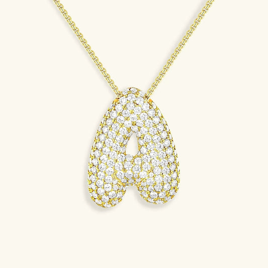 Initial Bubble Necklace