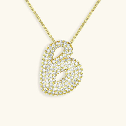 Initial Bubble Necklace
