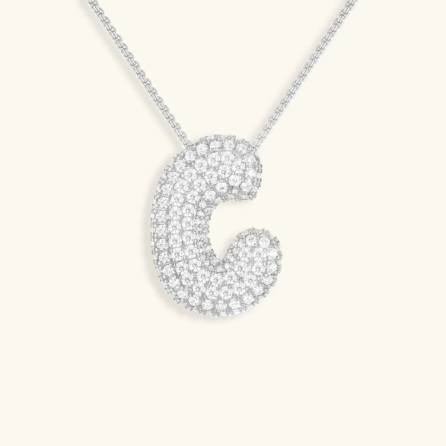 Initial Bubble Necklace