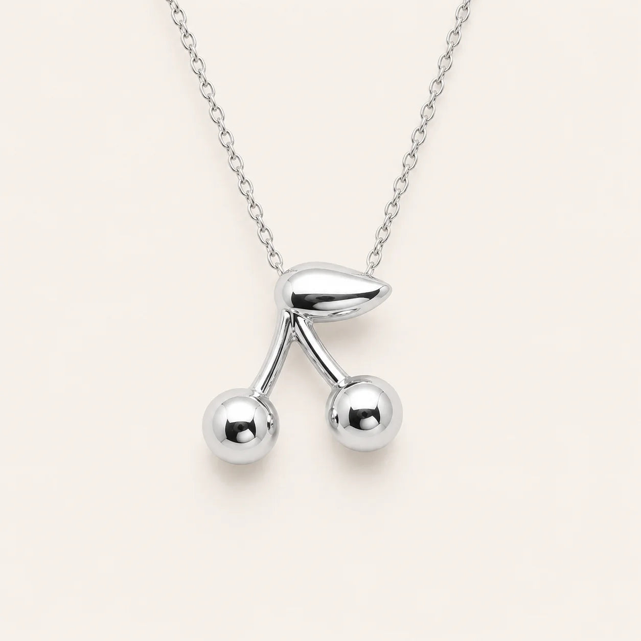 Elara Cherry Charm Necklace