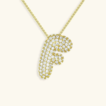 Initial Bubble Necklace