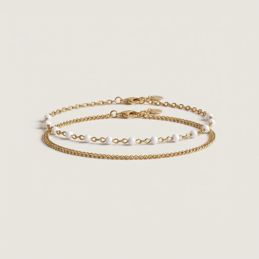Aurelia Duo Bead Bracelet