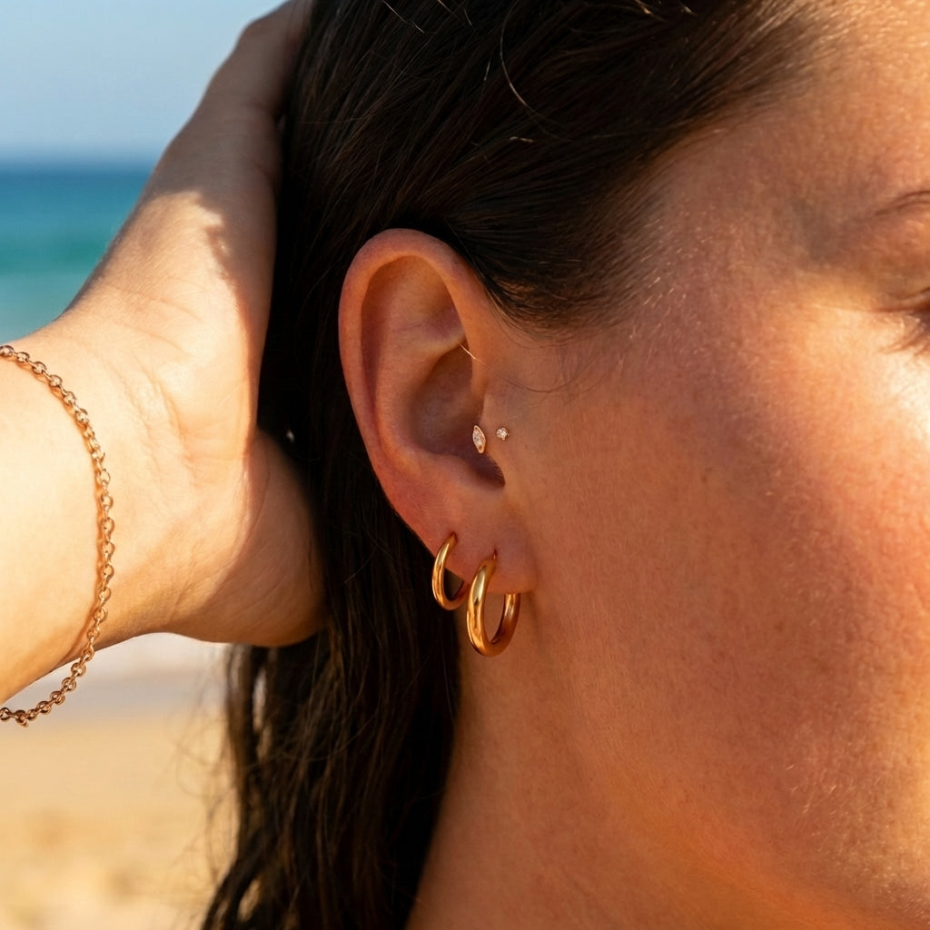 Elara Twist Hoops