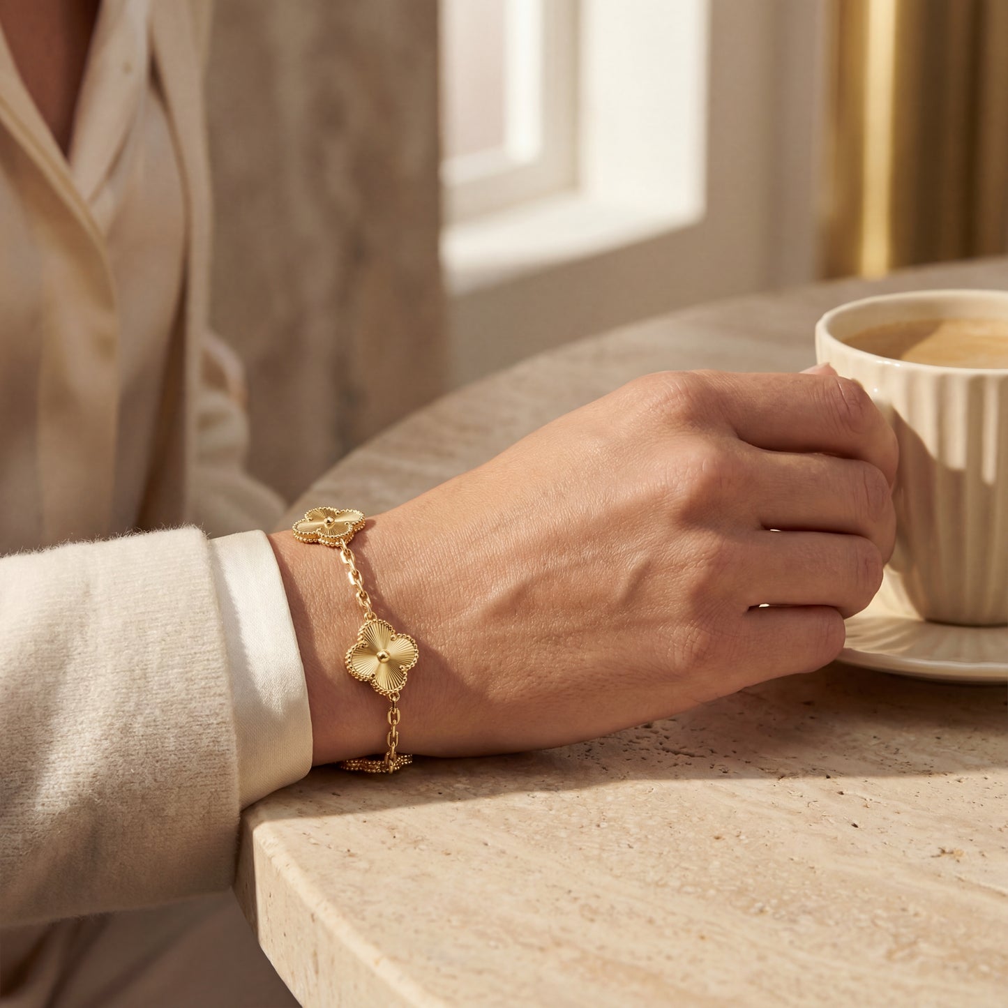 Clover Gold Bracelet
