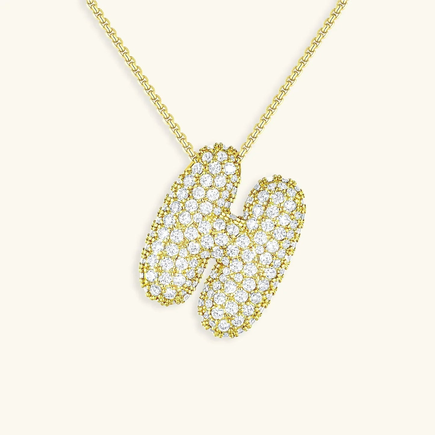 Initial Bubble Necklace