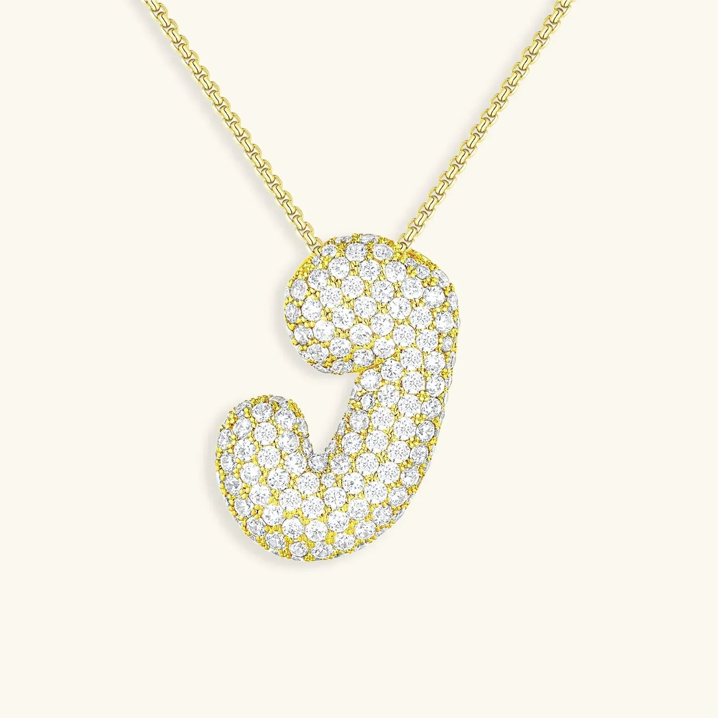 Initial Bubble Necklace