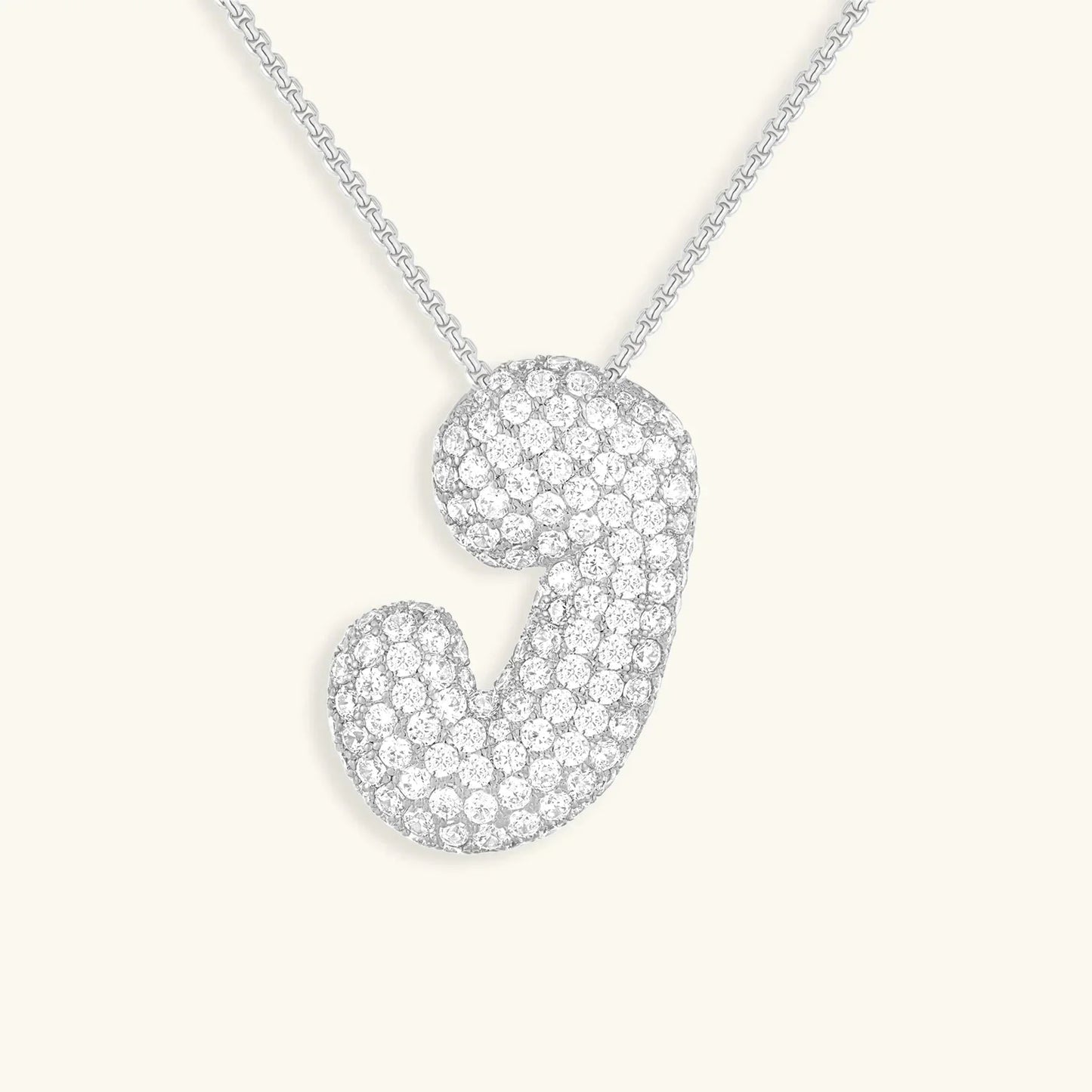 Initial Bubble Necklace