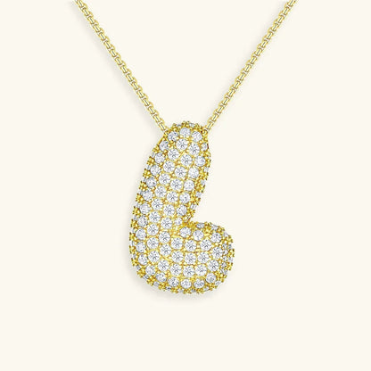 Initial Bubble Necklace