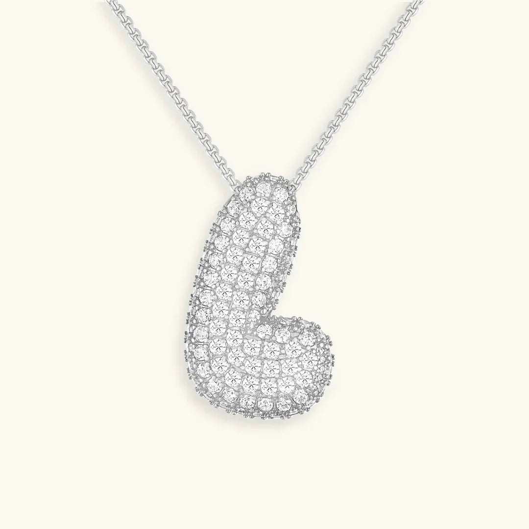 Initial Bubble Necklace