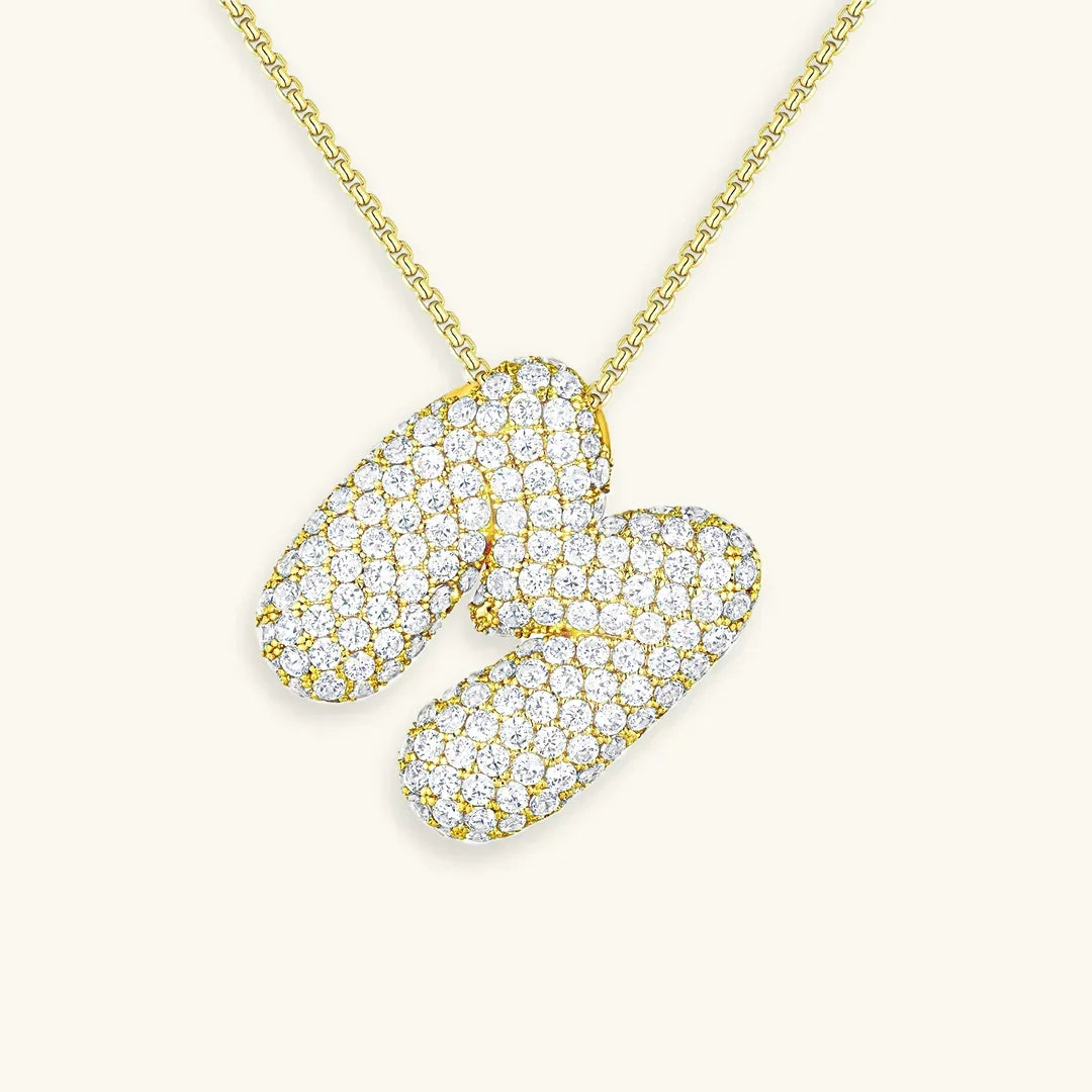 Initial Bubble Necklace