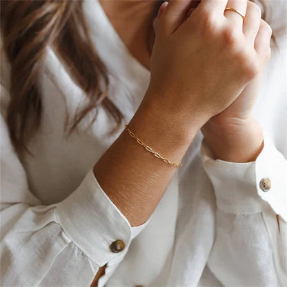Aurelia Paperclip Chain Set