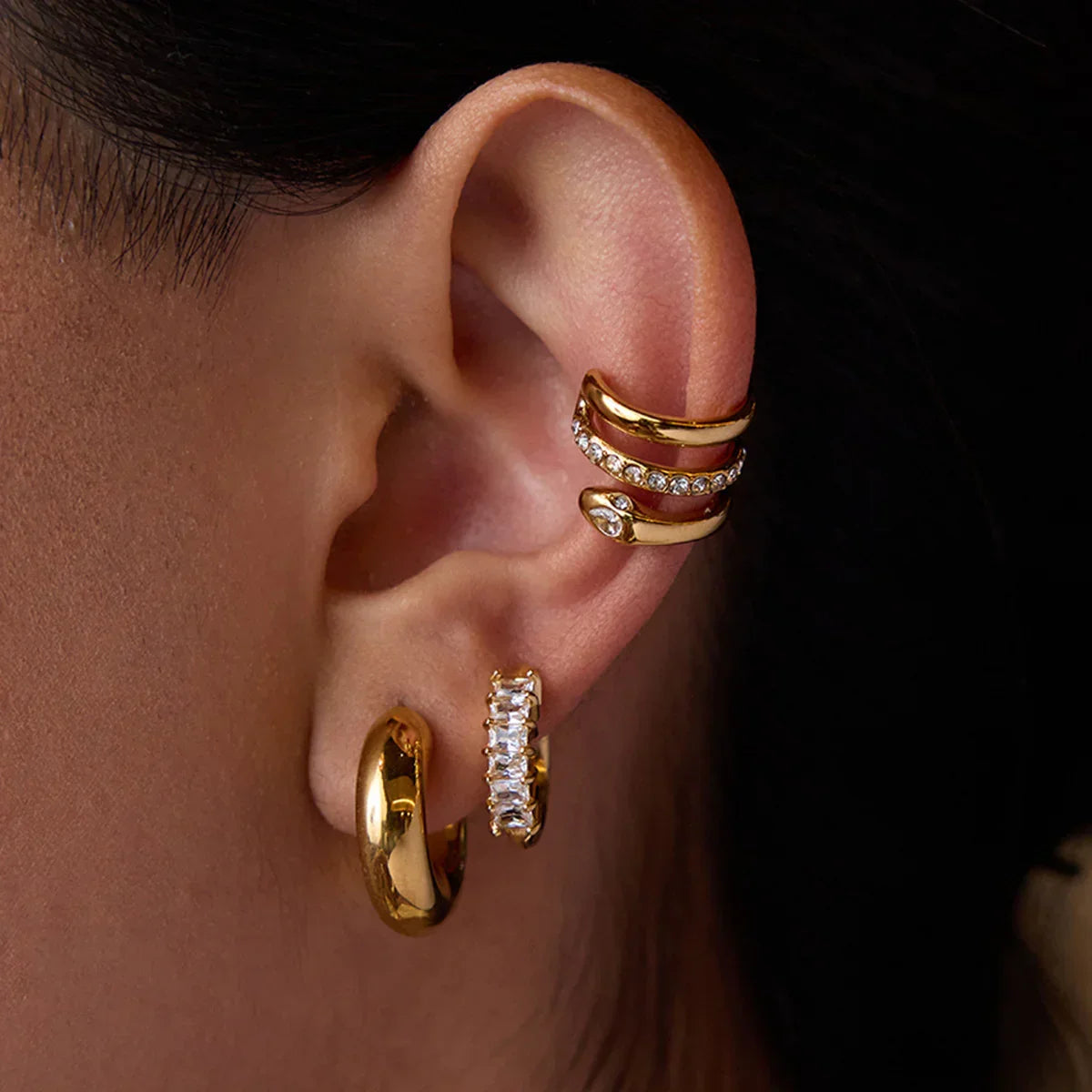 Luxe Gold Ear Stack Set