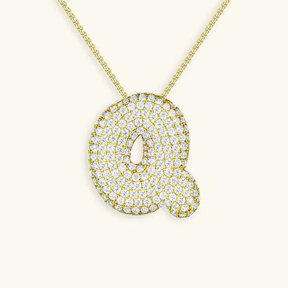 Initial Bubble Necklace