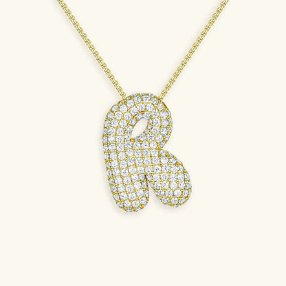 Initial Bubble Necklace