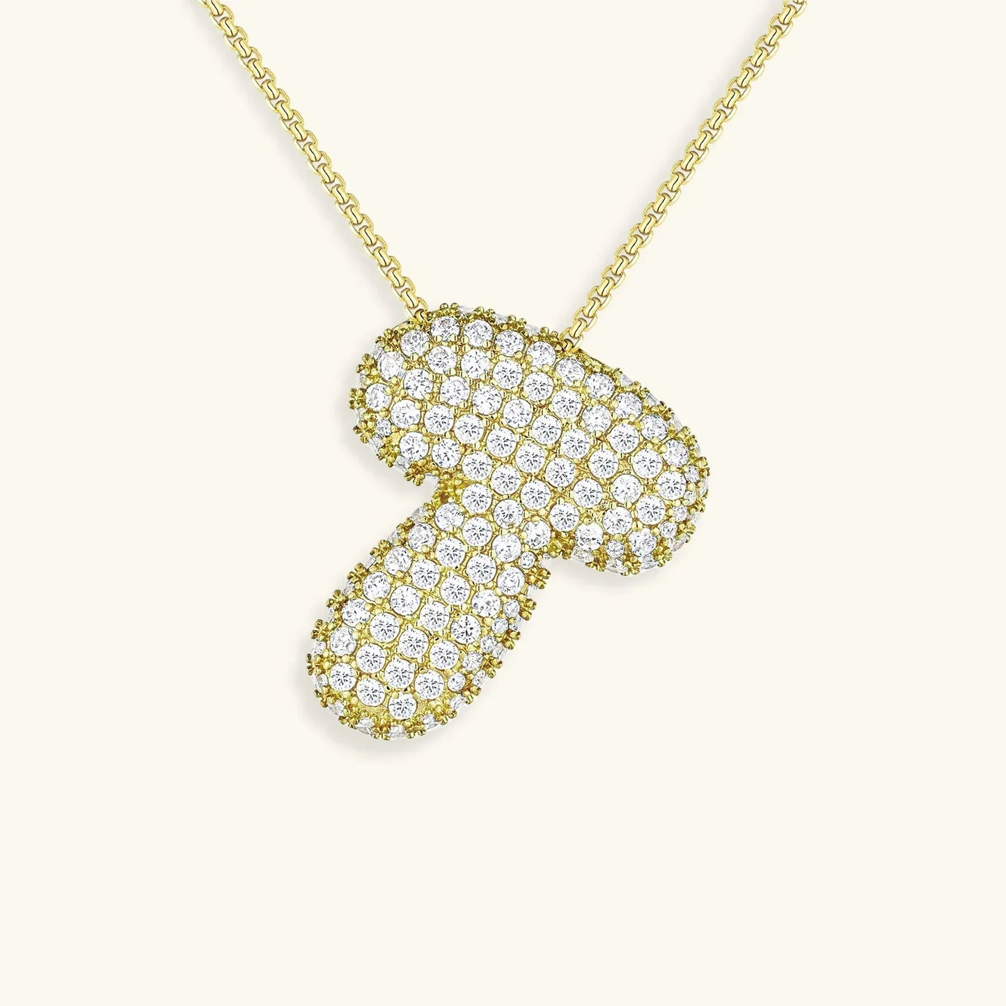 Initial Bubble Necklace