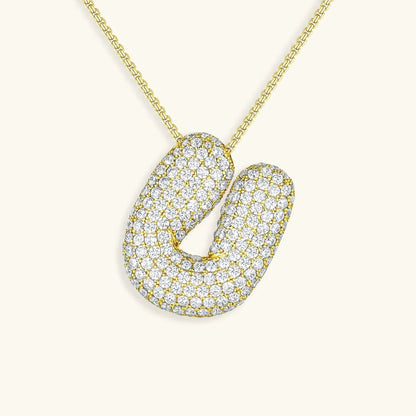 Initial Bubble Necklace