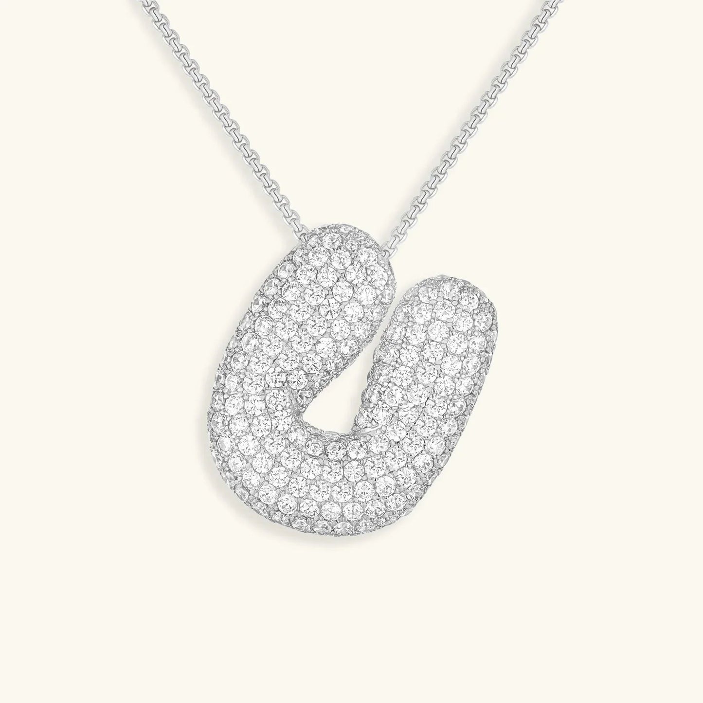 Initial Bubble Necklace