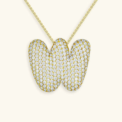 Initial Bubble Necklace