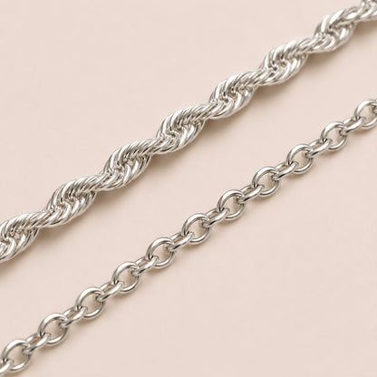 Pearl Layered Silver Necklace