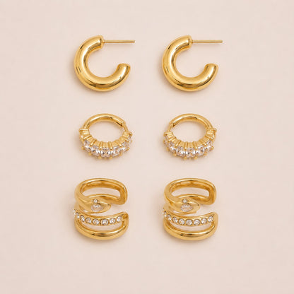 Luxe Gold Ear Stack Set
