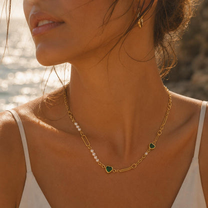 Maddison Emerald Chain Set