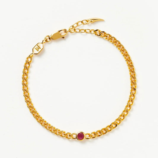 Birthstone Chain Bracelet