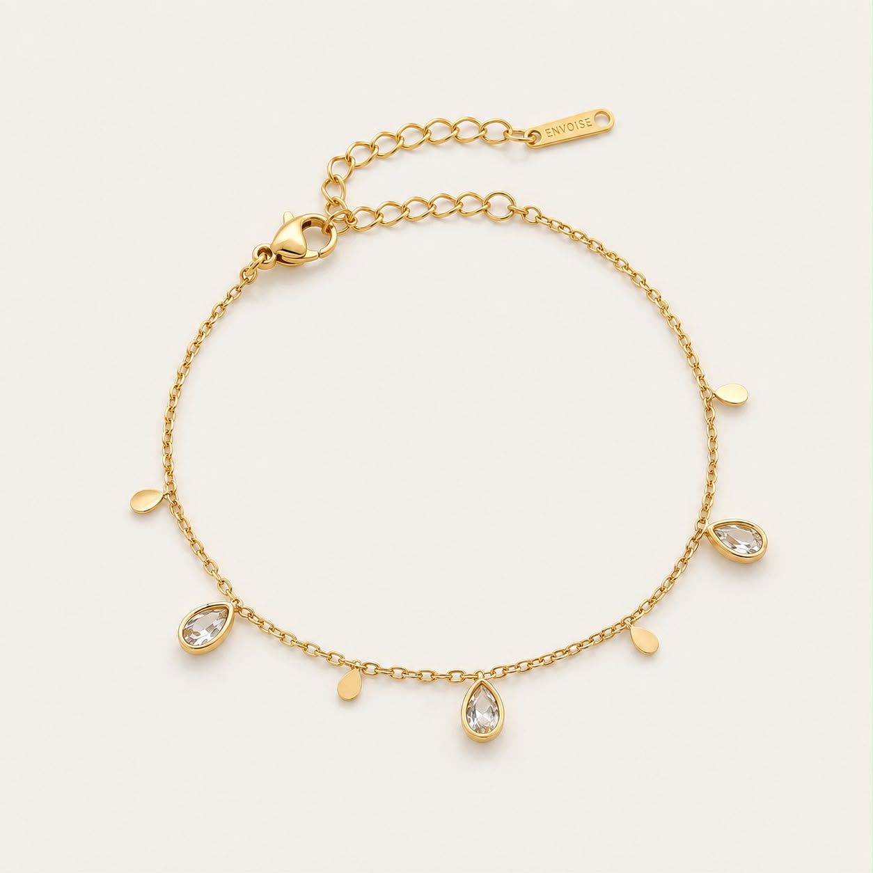 Aurelia Crystal Charm Bracelet