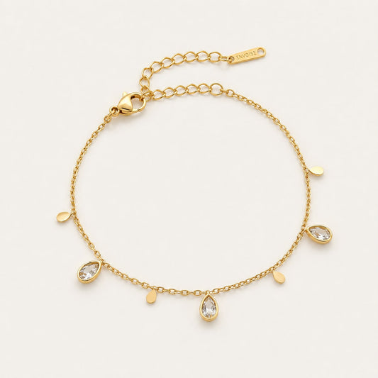 Aurelia Crystal Charm Bracelet