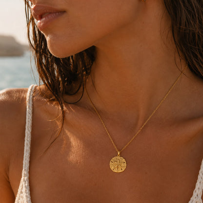 Maris Coastal Medallion Necklace
