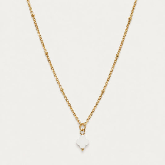 Celeste Clover Charm Necklace