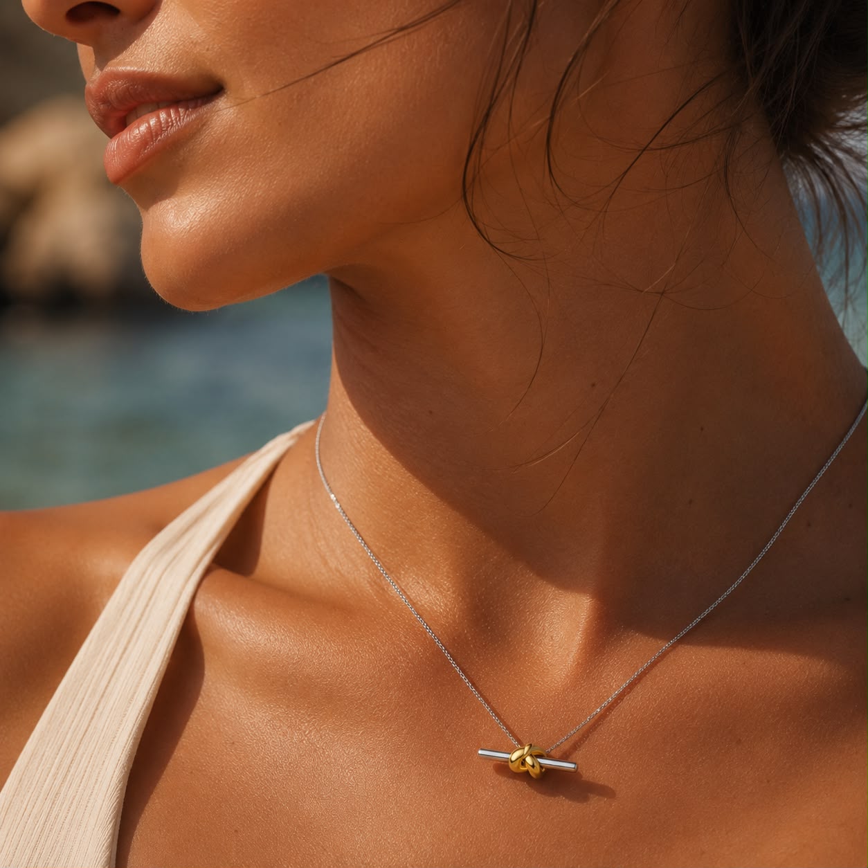 Liora Knot Pendant Necklace