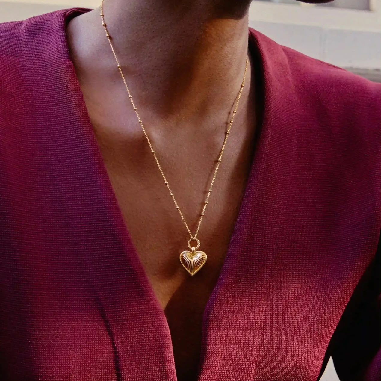 Solea Heart Pendant Necklace