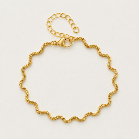 Elara Twisted Chain Bracelet