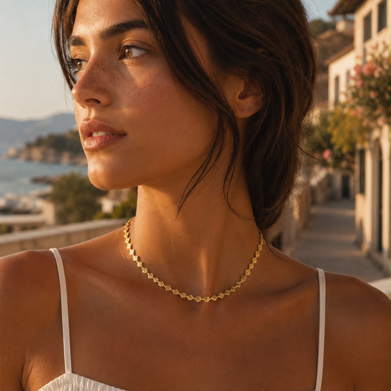 Oceana Shell Link Necklace