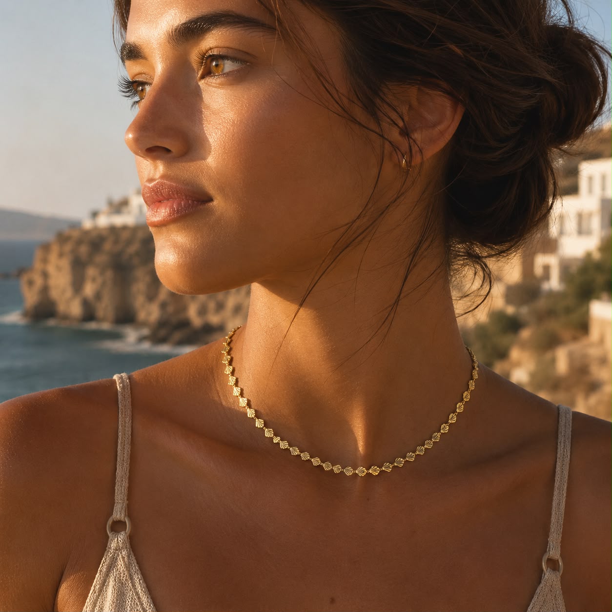 Oceana Shell Link Necklace