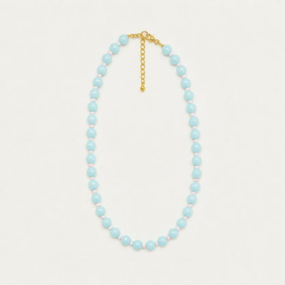 Azure Harmony Bead Necklace