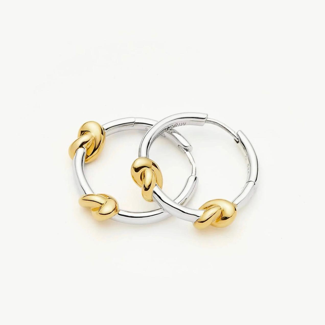 Intertwined Hoop Earrings