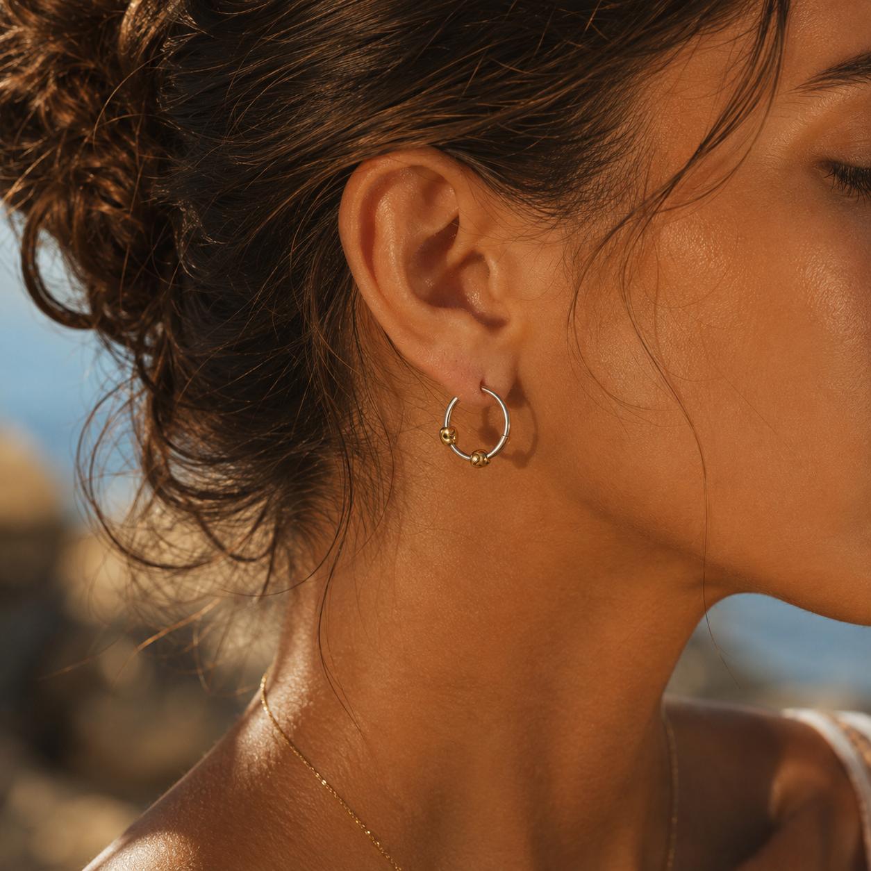 Intertwined Hoop Earrings