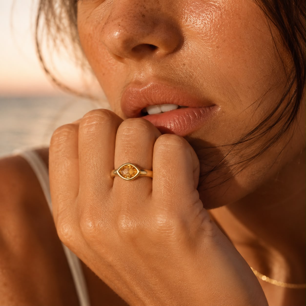 Golden Horizon Ring