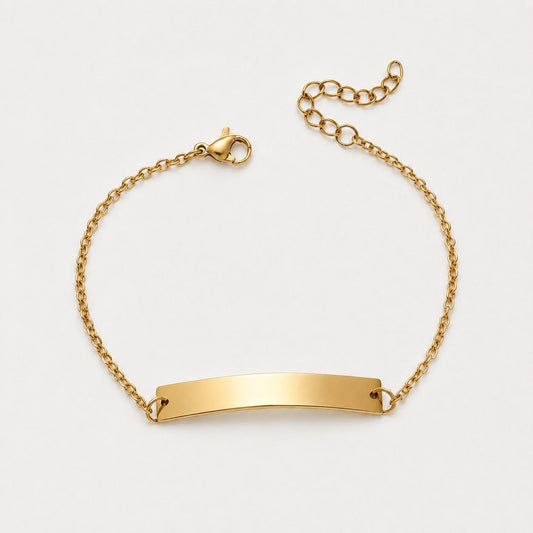 Signature Identity Bar Bracelet