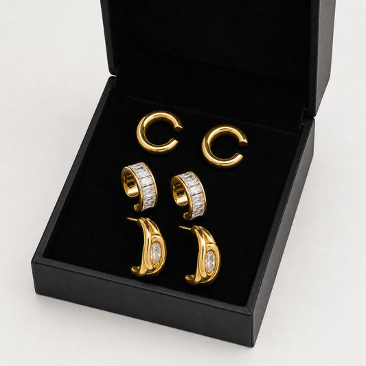 Aurora Gold Ear Stack Set
