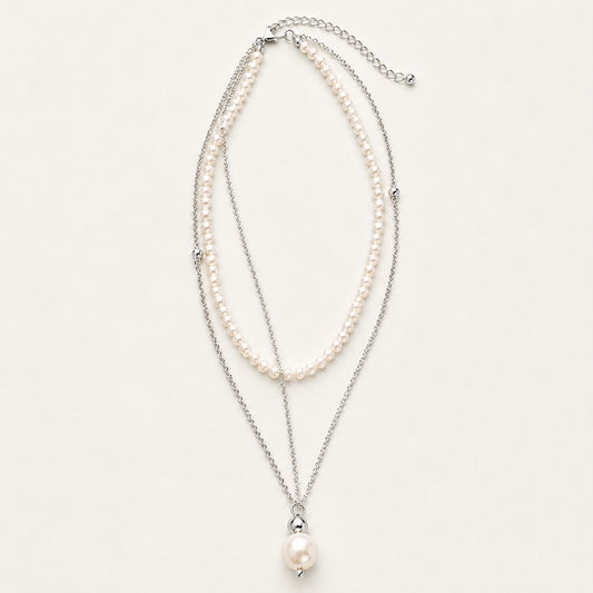 Luna Pearl Layered Necklace