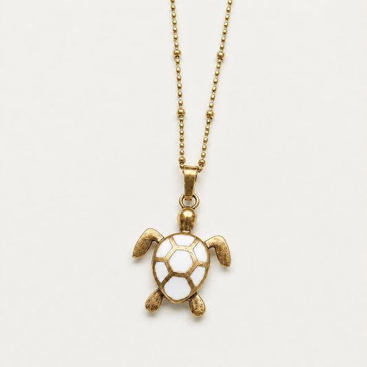 Ocean Guardian Turtle Necklace Set