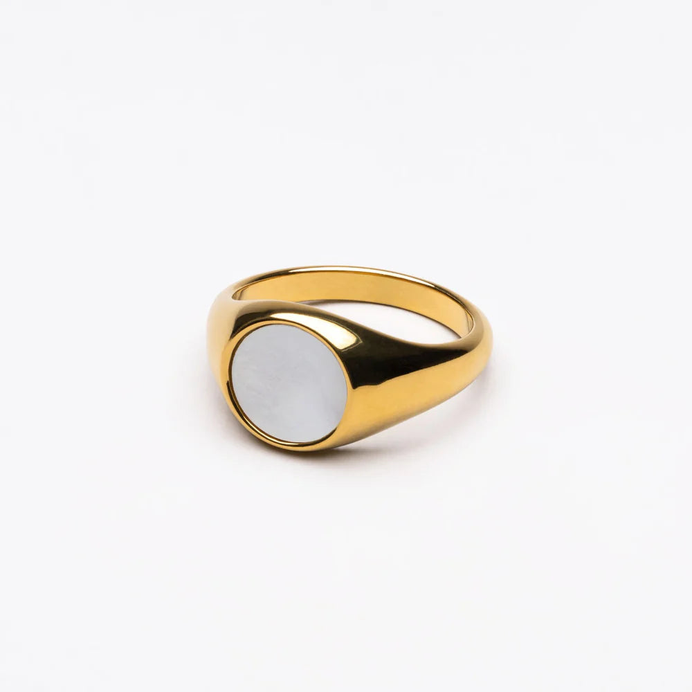 Pearl Signet Ring